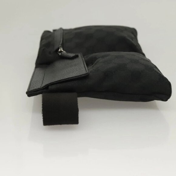 GUCCI GG Canvas Waist bag Black Silver - Picture 3 of 15